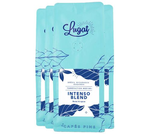Lugat Coffee Beans Intenso Blend - 4 x 250g