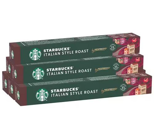 60 Nespresso* Original Compatible Capsules Italian Style Roast &ndash; STARBUCKS