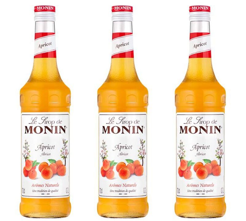 Lot de 3 Sirops Monin - Abricot - 3 x 70cl image number 0