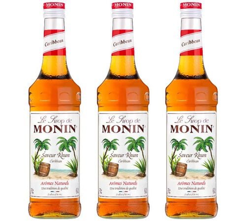 Sirop Saveur Rhum  - 3 x 70 cl - MONIN