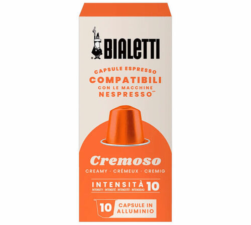 10 Nespresso* Original Compatible Capsules Cremoso - BIALETTI