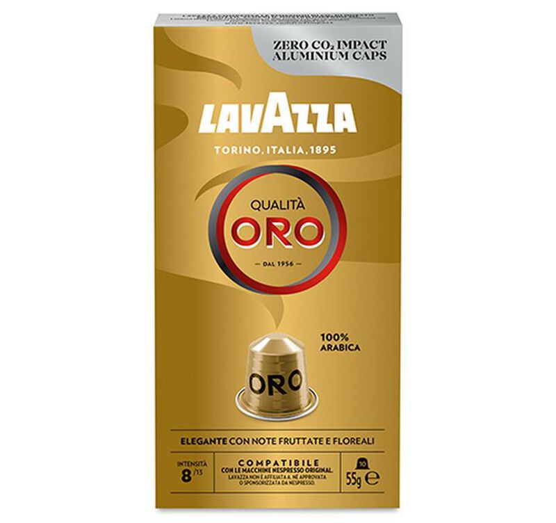 10 Nespresso* Original Compatible Capsules Espresso Qualita Oro &ndash; LAVAZZA image number 1