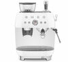 Machine expresso SMEG EGF03WHEU Blanche Ann&eacute;es 50 avec moulin int&eacute;gr&eacute; image number 0