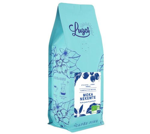 Lugat - Caff&egrave; in grani - Moka Nekemte | Etiopia - 4 x 250 g image number 2