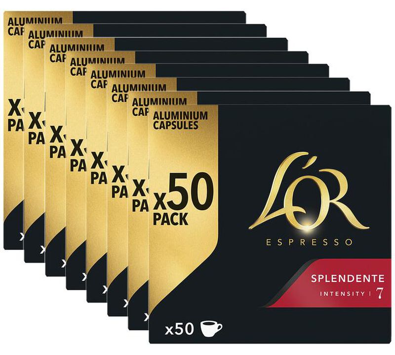400 capsules compatibles Nespresso* Original Splendente - L'OR ESPRESSO image number 0