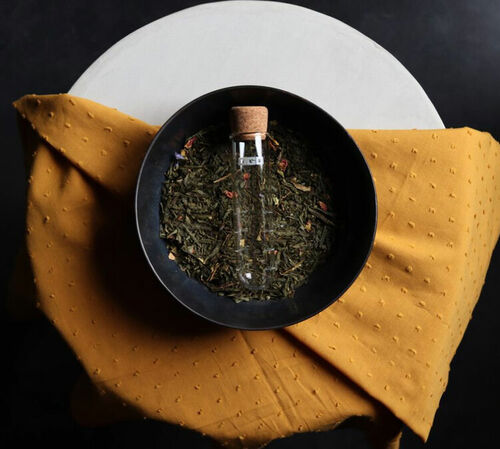 Infuseur &agrave; th&eacute; OGO Living Ycare tube en verre et li&egrave;ge image number 3