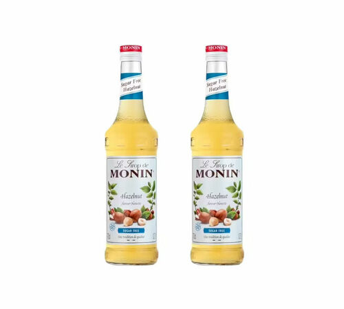 Sirop Monin - Noisette sans sucre - lot de 2 x 70cl