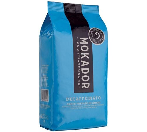 1 kg - Caf&eacute; en grain - D&eacute;caf&eacute;in&eacute; - MOKADOR CASTELLARI