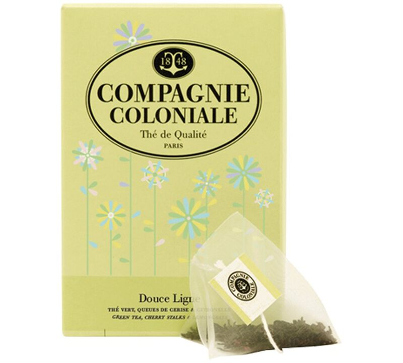 Douce Ligne green tea - 25 pyramid bags - Compagnie Coloniale image number 0