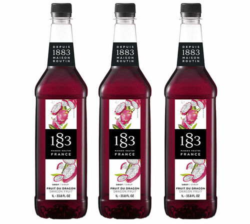 Sirop Fruit du dragon - 3 x 1 L - Bouteille plastique - ROUTIN
