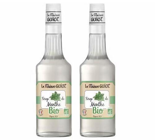 Sirops Menthe Bio - 2 x 50 cl - MAISON GUIOT
