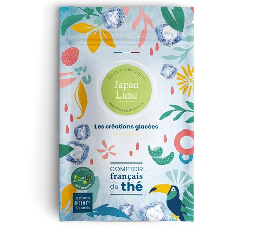 Japan Lime iced tea - 10 sachets - Comptoir Fran&ccedil;ais du Th&eacute;