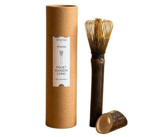 Anatae - Frusta per matcha impugnatura lunga- Chasen in bambou