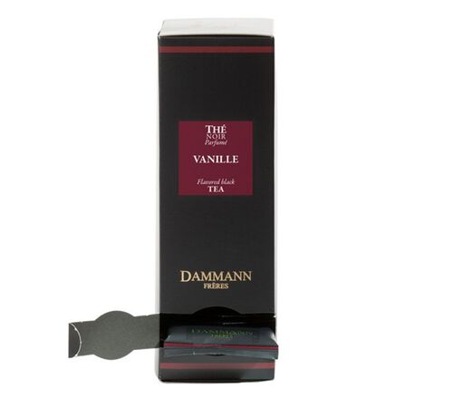 Vanilla-flavoured black tea - 24 Cristal&reg; sachets - Dammann Fr&egrave;res image number 1