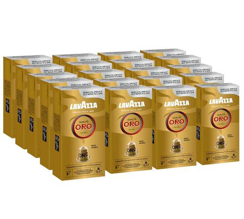 200 Nespresso* Original Compatible Capsules Espresso Qualita Oro &ndash; LAVAZZA