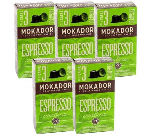 50 capsules compatibles Nespresso* Original Arabica - MOKADOR CASTELLARI