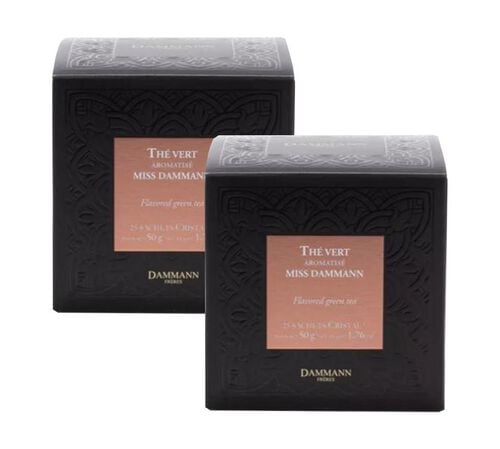 Pack Th&eacute; Vert Miss Dammann - 2 x 25 sachets - DAMMANN FR&Egrave;RES
