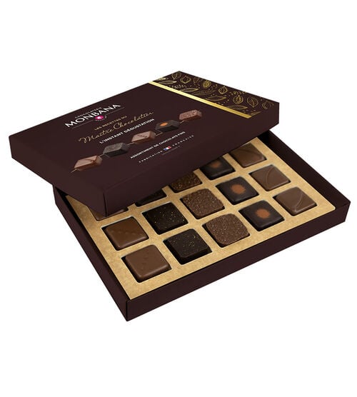 Coffret Instant D&eacute;gustation de Chocolats Fourr&eacute;s - 115 g - MONBANA