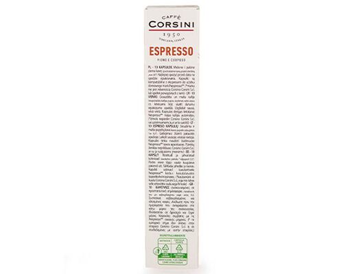 Corsini Nespresso* Original Compatible Pods Espresso x 10 image number 1