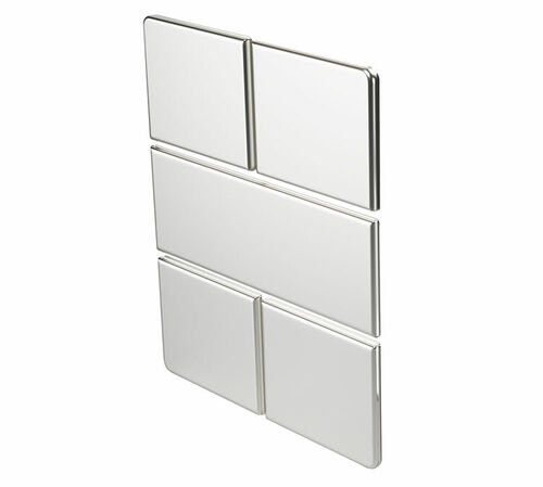 Slabs STONE ESPRESSO satin (argent mat) - plaques de personnalisation