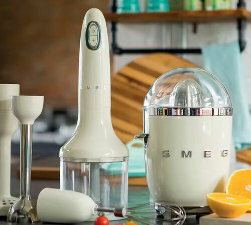 Set Petit-D&eacute;jeuner grille-pain TSF01CREU et presse-agrumes CJF11CREU Cr&egrave;me - SMEG image number 4