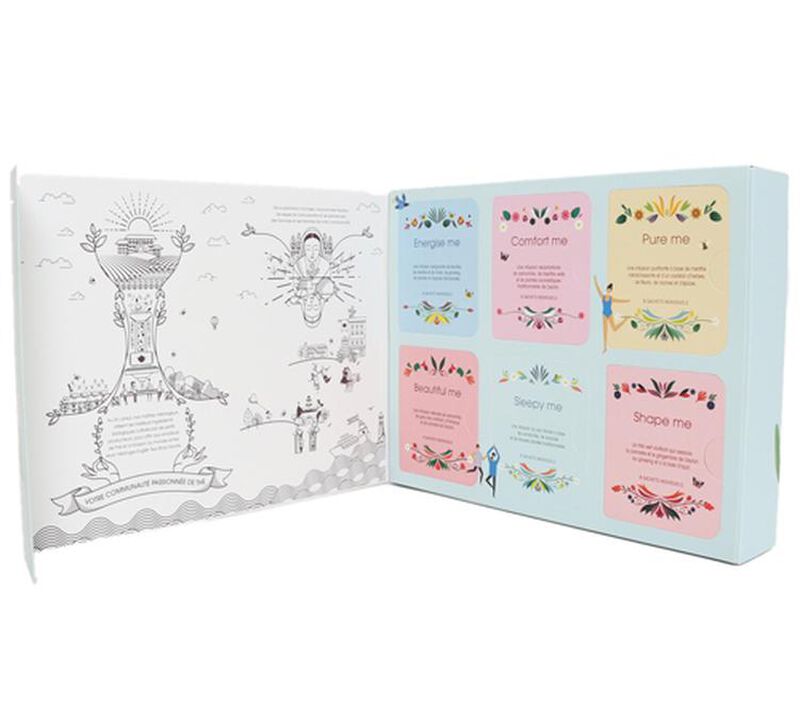 English Tea Shop Organic Wellness Collection Tea Bag Gift Tray - 48 tea bags image number 1
