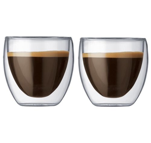 Bodum Set of 2 Pavina Glasses - 8cl