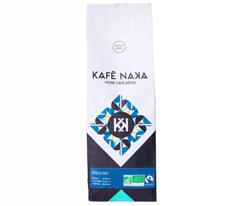 Kaf&eacute; Naka - Caff&egrave; macinato - Detox Bio Per&ugrave; 250 g image number 0