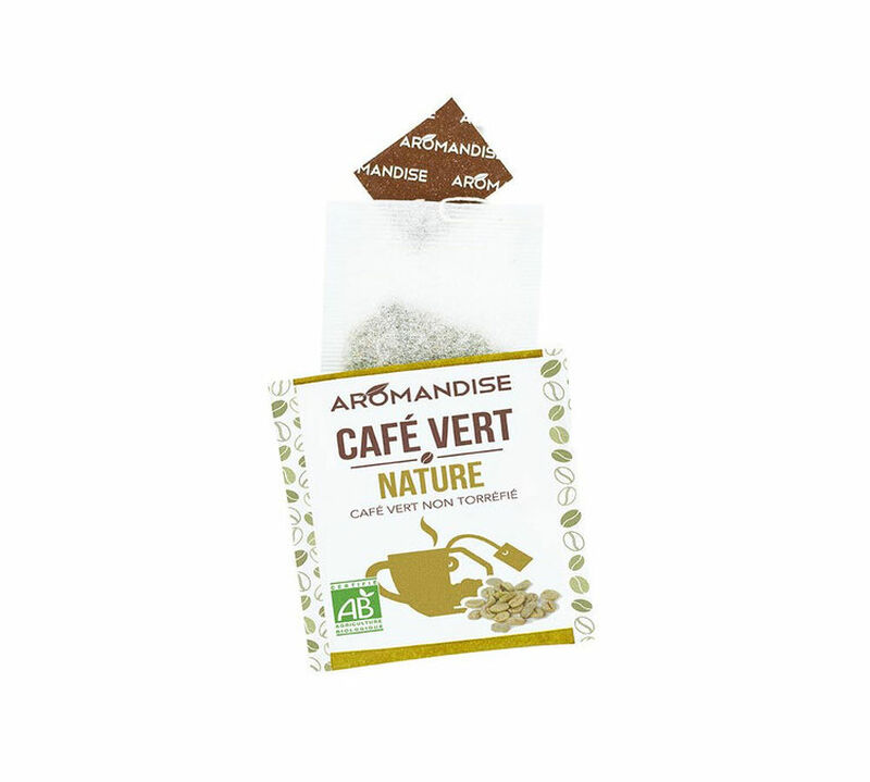 Caf&eacute; Vert Bio - 18 sachets - AROMANDISE image number 1