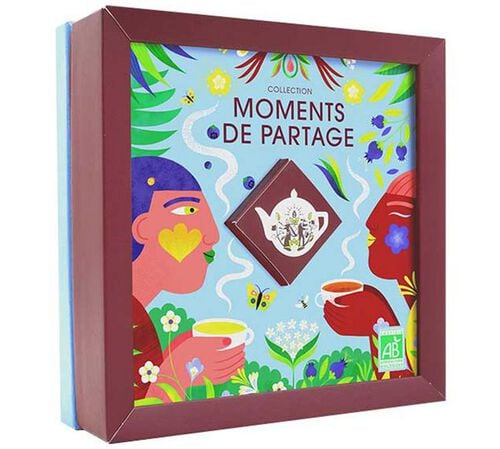 Coffret Bien-&Ecirc;tre Moment de Partage Bio - 32 sachets - ENGLISH TEA SHOP