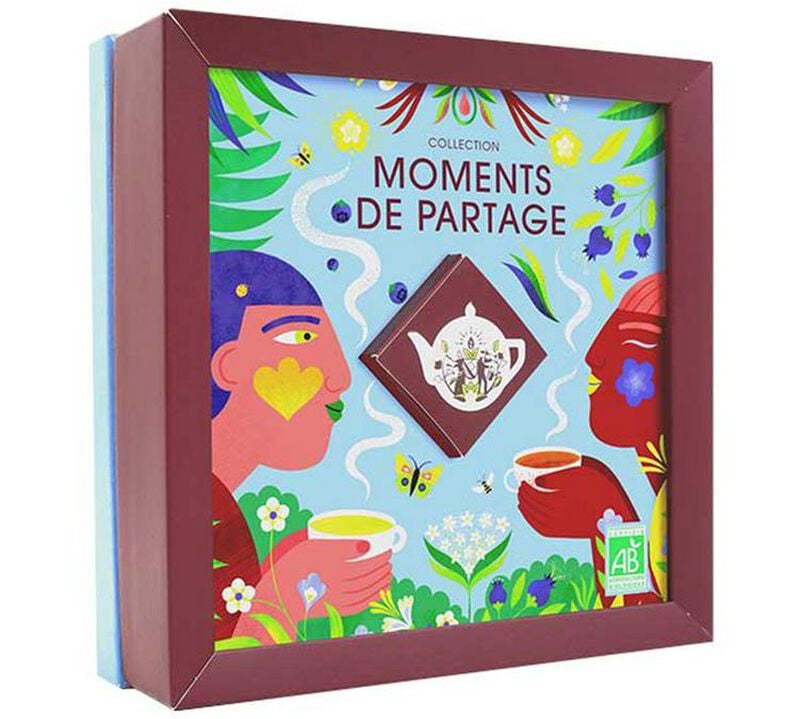 Coffret Bien-&Ecirc;tre Moment de Partage Bio - 32 sachets - ENGLISH TEA SHOP image number 0