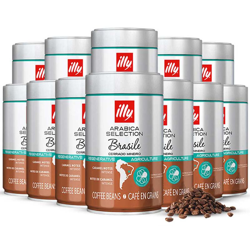 Illy Coffee Beans MonoArabica Brazil - 12 x 250g image number 0