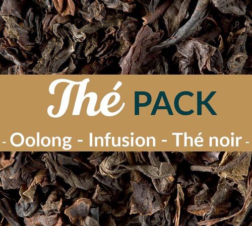 Infusion - Oolong et Th&eacute; noir - Vrac 3x100g - COMPTOIR FRAN&Ccedil;AIS DU TH&Eacute;