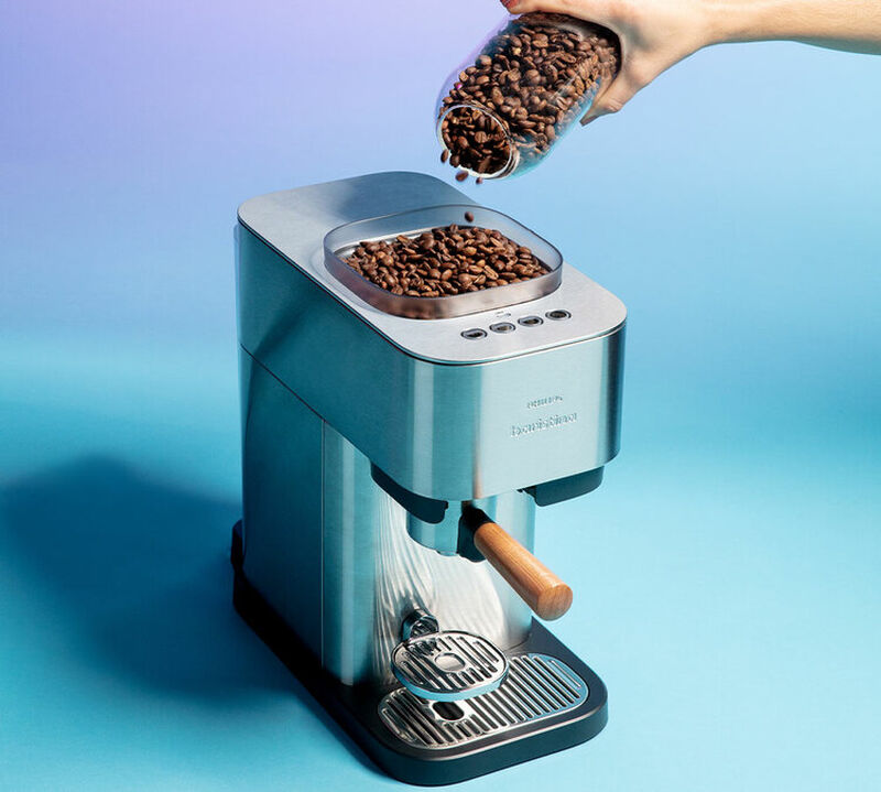 Machine expresso PHILIPS Baristina Plus BAR500/00 M&eacute;tal + Porte-filtre Bois de Fr&ecirc;ne image number 13