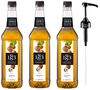 Lot de 3 Sirops pur Noisette - Bouteille Plastique - 3x1L + Pompe doseuse 1883 ROUTIN image number 0