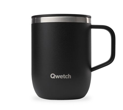 Mug isotherme inox matt Noir - 35 cl - QWETCH