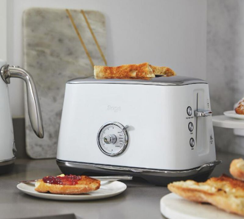 Sage - 2-Schlitz Toaster Luxe Toast Select - wei&szlig; image number 1