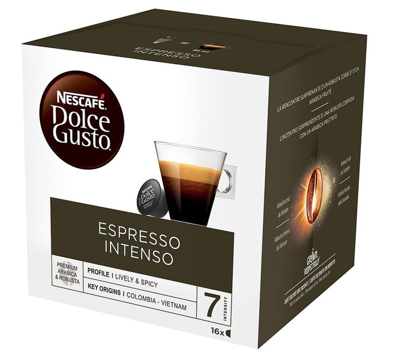 16 Espresso Intenso Pods - NESCAFE* DOLCE GUSTO* image number 0
