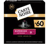 60 capsules compatibles Nespresso* Original - Espresso Intense n&deg;9 - CARTE NOIRE image number 0