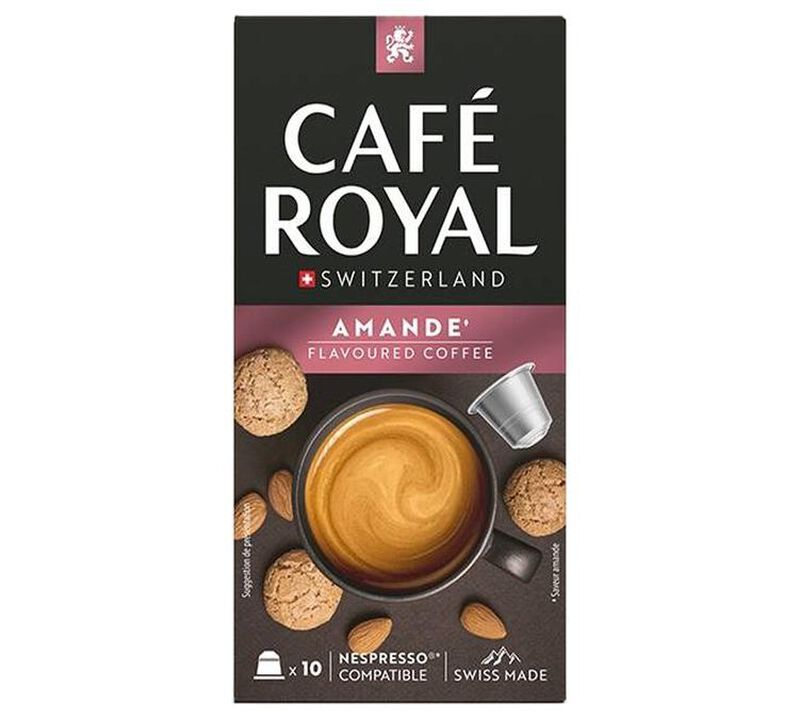 50 Nespresso* Original Compatible Capsules Amande &ndash; CAFE ROYAL image number 1