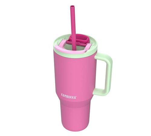 Gourde isotherme avec paille Rio Bubblegum Mint - 95 cl - KAMBUKKA