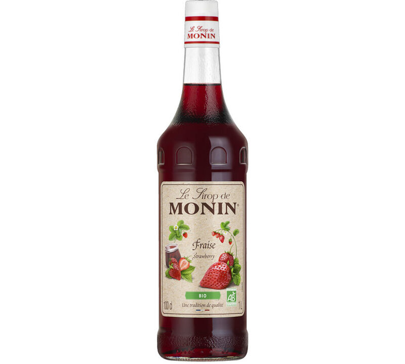 Monin Sirup Bio-Erdbeere 1 L image number 0