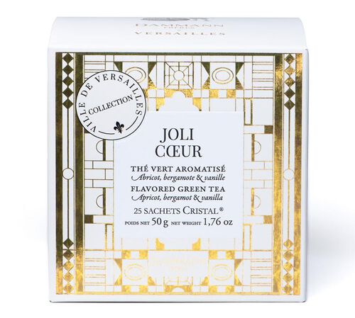 Th&eacute; vert Joli c&oelig;ur - 25 sachets - DAMMANN FR&Egrave;RES image number 1