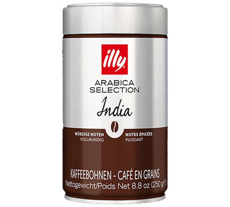Illy - Caff&egrave; in grani - Arabica Selezione India - 4 x 250 g image number 1