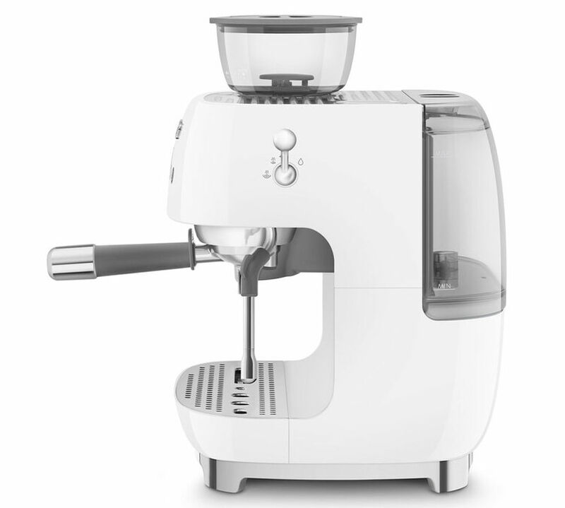 Machine expresso SMEG EGF03WHEU Blanche Ann&eacute;es 50 avec moulin int&eacute;gr&eacute; image number 1