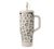Qwetch Insulated Travel Water Bottle with Straw - Sand Leopard - 90 cl image
