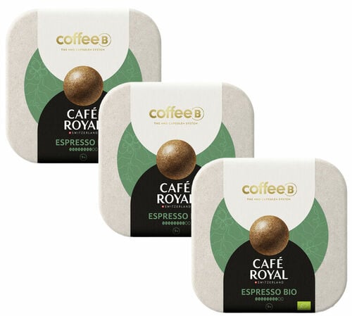 27 Boules de caf&eacute; Espresso Bio Compatible CoffeeB - CAF&Eacute; ROYAL