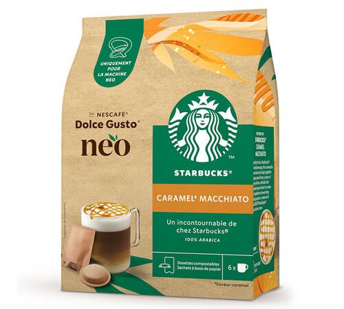 12 Dosettes Caramel Macchiato - Nescafe&reg; Dolce Gusto&reg; - NEO Starbucks