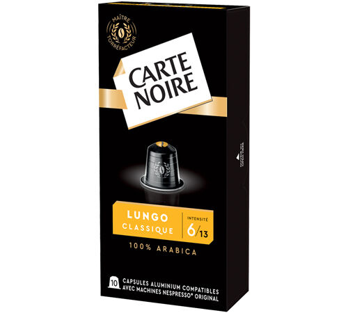 50 capsules compatibles Nespresso* Original Espresso Lungo n&deg;6 - CARTE NOIRE image number 1