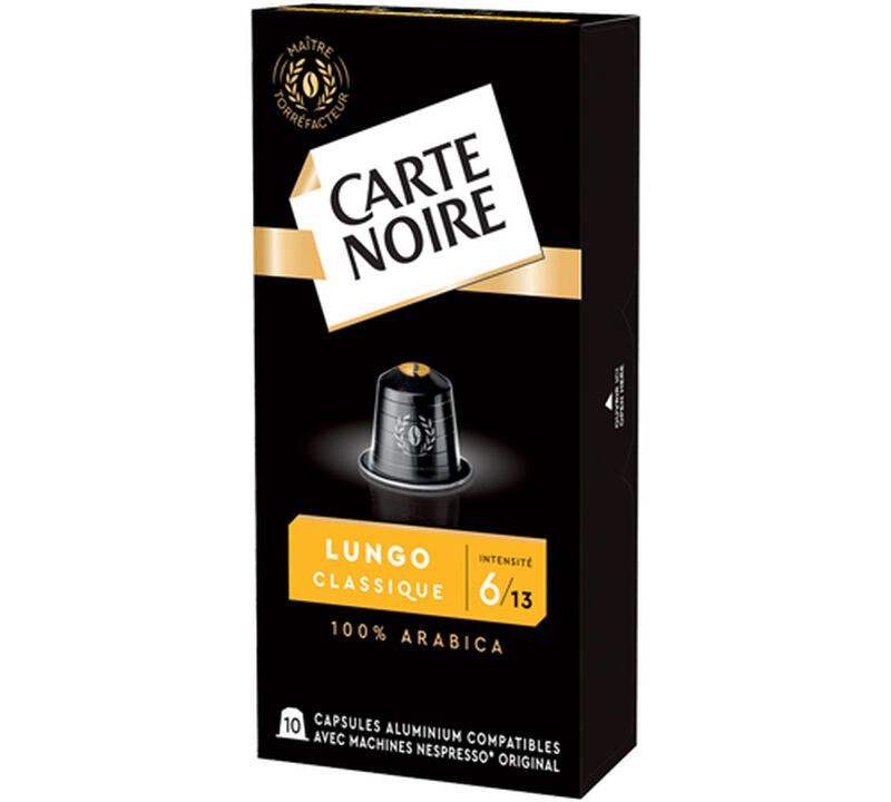 50 capsules compatibles Nespresso* Original Espresso Lungo n&deg;6 - CARTE NOIRE image number 1